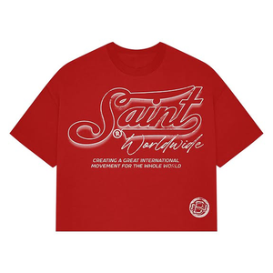 Camisetas Casuales de Alta Calidad con Estampado DTG Personalizado, Logotipo, Algodón Grueso, Lavado Ácido, Estilo Vintage, para Hombre - Product Image 3