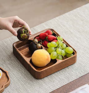 Plateau de rangement pour fruits secs en bois de haute qualité pour la présentation sur les tables à la maison, à l'hôtel et au restaurant, disponible au meilleur prix du marché - Product Image 2