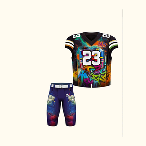 Uniforme de football américain léger et confortable avec impression par sublimation de haute qualité Uniformes de football américain - Product Image 6
