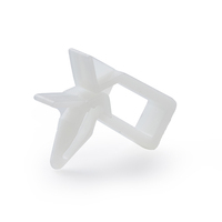 Pince de serrage de câble Essentra sans verrouillage, en nylon 6/6 naturel UL94 V2, modèle WS-SE2, entrée latérale