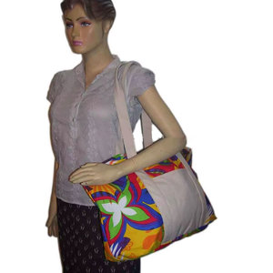 Sac fourre-tout en toile de coton imprimé sur mesure, motif géométrique, réutilisable, recyclable, avec logo personnalisé, sac de shopping écologique - Product Image 2