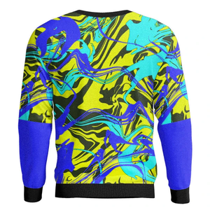 Sweat-shirt à col rond personnalisé avec impression de logo, prix d'usine, sweat-shirt décontracté à col rond pour hommes, sweat-shirts à sublimation pour hommes - Product Image 3