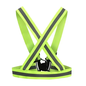 Adjustable High Elastic Reflective Vest Airport Safety Vest Reflective Clothing for <b>Biking</b> in best sale - Product Image 5