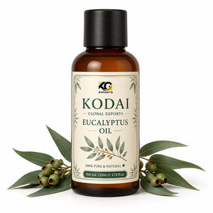 Kodai Eucalyptus Oil 100% Pure Natural Multifunctional Essential Oil Liquid for Facial Hair & Body Care and Aromatherapy - Product Image 1