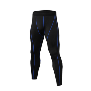 Breathable Quick Dry Compression Long Sleeve <b>Base</b> <b>Layer</b> 2 Piece Set <b>Men</b> High Front Digital Printing Solid Spandex/Nylon Legging - Product Image 3