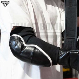 Service OEM ODM personnalisé, protections de coude de boxe robustes, réglables, durables, avec sangle sécurisée, mousse haute densité - Product Image 5