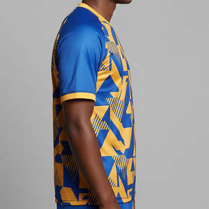 Camiseta de Fútbol Cómoda y Transpirable para Hombre, Talla Adulto, Corte Regular, 100% Poliéster, Sublimación, Diseño Personalizable - Product Image 4