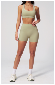 Highly Professional Women,s Slim Fit Workout Sportswear Set Includes High Waist Leggie Bra Plus Size Anti-Bacterial Stitch Cryst - Product Image 2