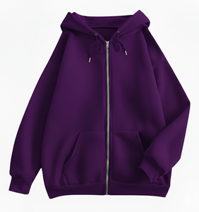 Chaquetas de Forro Polar Extra Grandes Personalizadas para Mujer, Sudaderas Cómodas con Cierre y Cuello Alto, Ropa de Otoño e Invierno, Sudaderas con Capucha y Cierre - Product Image 1