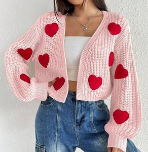 Suéteres de Punto con Bordado Floral para Niñas, Moda Viral 2026, Servicio OEM, Directo de Fábrica en Bangladesh - Product Image 1