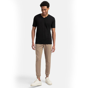 Pantalones Deportivos para Hombre, Transpirables, Mezcla de Algodón y Poliéster, Paneles Ventilados, Cierre con Cordón - Product Image 5