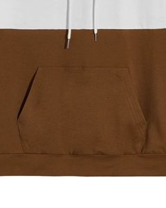 Vente flash : sweats à capuche surdimensionnés en coton 100% de qualité supérieure avec logo personnalisé en relief pour hommes - Product Image 4