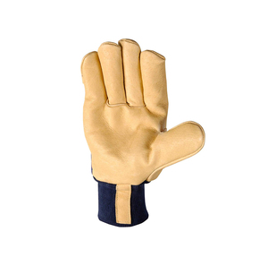 Custom Logo Printed Leather Welding Work <b>Gloves</b> Industrial Construction Heat Protection Safety Welder Working <b>Gloves</b> - Product Image 2