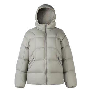 Fully Customized Men's <b>Waterproof</b> Canvas Puffer <b>Jackets</b> Polyester Wadding Filled <b>Winter</b> DDP Shipping - Product Image 4
