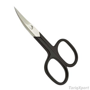 Ciseaux à cuticules professionnels à lame courbée en acier inoxydable - Ciseaux de manucure et pédicure durables et non pliables pour salon - Product Image 2