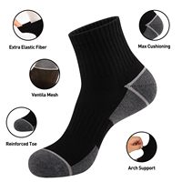 Chaussettes en coton de qualité supérieure pour le sport et le style décontracté, noires, toutes saisons, y compris printemps-été, avec design de cheville large