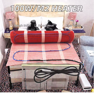 Calentador Eléctrico Duradero KETS WARM 100W/M2 con Termostato WiFi, Diseño Moderno, Tapete Calefactor para Piso, 5 Años de Garantía, Material FEP, Uso en Hoteles - Product Image 2