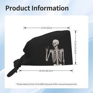 หมวกสครับผ้าฝ้ายถักแบบใหม่ ปรับขนาดได้ ผลิตตามแบบ OEM พร้อมโลโก้สั่งทำ ใช้ซ้ำได้ เหมาะสำหรับทุกเพศ ทุกวัย ใช้ในโรงพยาบาล แห้งเร็ว ระบายอากาศได้ดี - Product Image 4