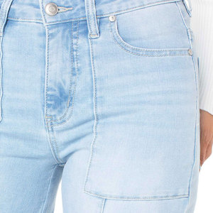 OEM Women Loose Baggy Denim <b>Jeans</b> Casual Oversize Full Length Loose Streetwear Autumn Stone Washed Denim Pants - Product Image 6