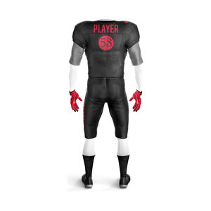 Uniforme de Fútbol Americano de Diseño Personalizado, Transpirable, Talla Grande, Ligero, de Alta Calidad, OEM ODM - Product Image 4