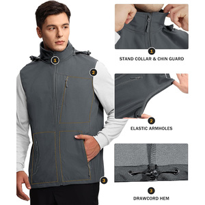 Chaleco Térmico Transpirable para Hombre, 360g, Invierno, con Logotipo Personalizado, Ropa de Trabajo para Exteriores, OEM, Exportación de Pakistán, Suministro de Fabricante Global - Product Image 5