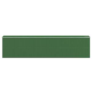 Abri de jardin en acier galvanisé vert de 75.6 po x 336.6 po x 87.8 po pour le rangement - Product Image 5