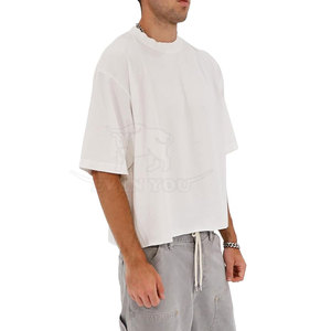 เสื้อยืดทรงบ็อกซี่ผู้ชายคุณภาพดีที่สุด สไตล์ใหม่ ผลิตตามสั่ง เสื้อยืดทรงบ็อกซี่สำหรับใส่หน้าร้อน - Product Image 2