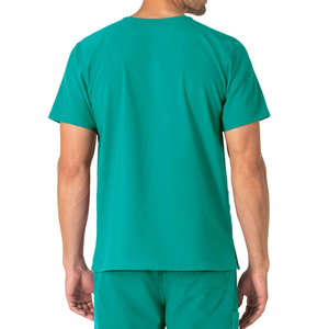 4-Way Stretch Medical <b>Scrub</b> Sets Unisex Spandex Hospital Uniforms V-Neck <b>Nursing</b> <b>Scrubs</b> Custom Logo OEM Wholesale for Men Women - Product Image 2