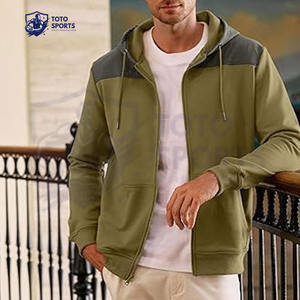 Reasonable Price Best Seller Top Trendy Breathable High Quality Best Service New Arrival Fashion Casual Wear Men <b>Zipper</b> <b>Hoodies</b> - Product Image 3
