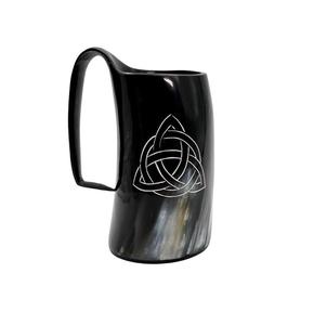 Jarra Vikinga de Cuerno de Búfalo, Ecológica, Hecha a Mano, de Inspiración Medieval, Pulida, Auténtica, para Navidad o Cumpleaños - Product Image 5