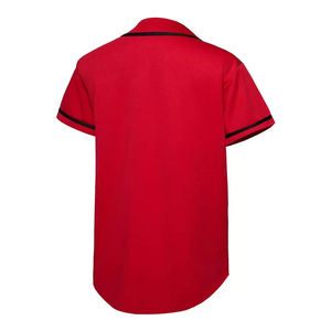 Camiseta de Béisbol Personalizada OEM, Uniforme de Equipo, Transpirable, de Secado Rápido, Malla de Poliéster, Ropa Deportiva de Manga Corta, Estampada - Product Image 2