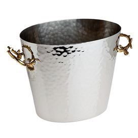 Decorative home <b>bar</b> accessory gold tone ice bucket luxury lounge accessory elegant drink container modern beverage accessory - Product Image 4