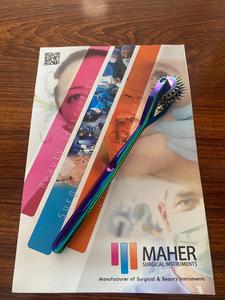 Rueda de Wartenberg Neuro con 3 cabezales de acero inoxidable, multicolor arcoíris, instrumento de diagnóstico sensorial para pruebas nerviosas, Clase I - Product Image 4