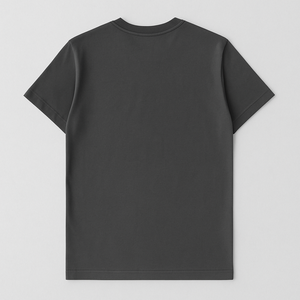 T-shirt pour homme en coton 100% brodé de qualité supérieure, 230g, couleur gris foncé, confortable, décontracté, streetwear, tee-shirt doux et respirant - Product Image 3