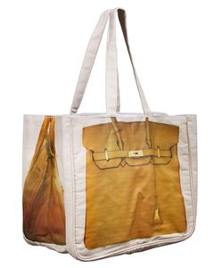 Organic <b>Canvas</b> <b>Tote</b> Bag for Women-Extra Large Washable Shopping Bag with Shoulder Handles for Daily Use & Gift - Product Image 3