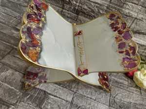 Soporte Plegable para el Corán de Resina Moderna y Duradera, Ajustable, Regalos Islámicos para Ramadán, Diseño Personalizable, Escultura Artística para el Hogar - Product Image 1