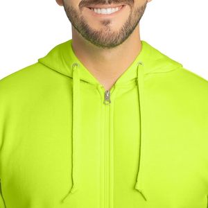 เสื้อฮู้ดซิปผู้ชาย สีเทา ทรงปกติ สีพื้น สวมใส่สบายๆ สำหรับฤดูใบไม้ร่วง ผลิตจากผ้าฝ้ายทอ 100% พิมพ์ลายดิจิทัล เป็นมิตรต่อสิ่งแวดล้อม ระบายอากาศได้ดี - Product Image 3