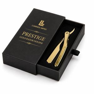 LUMINEX Gold Razor Shaving Tool High Quality Brass Finish - Product Image 3