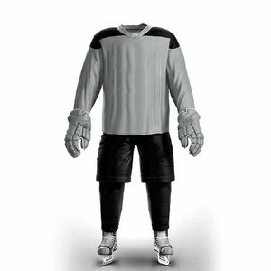 Maillot de hockey sur glace personnalisé, nouvelle couleur, manches longues, polyester, uniforme de hockey sur glace - Product Image 1