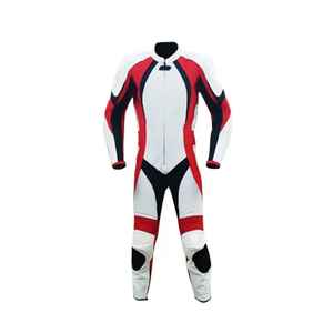 Traje de Motociclismo de Cuero para Hombre YASH SPORTS - Diseño Personalizado de Secado Rápido y Transpirable de Una Pieza para Todas las Estaciones - Product Image 1