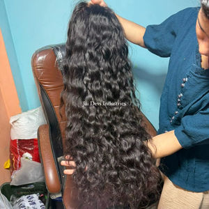 Pelucas de Cabello Humano Rizado Ondulado Natural 150% 180% 200% Pre-Desplumadas con Nudos Decolorados y Encaje Frontal HD - Product Image 3