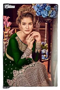 Geborduurd Etnische Kleding Pakistaanse Zware Indian Bollywood Anarkali Wedding Party Gown Salwar Kameez Pak Voor Party Wear