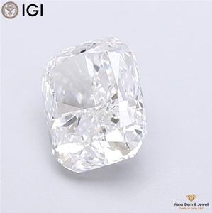 Diamant CVD de laboratoire 2,00 carats taille coussin couleur D clarté VS1 avec certificat IGI pour la création de bijoux - Product Image 5