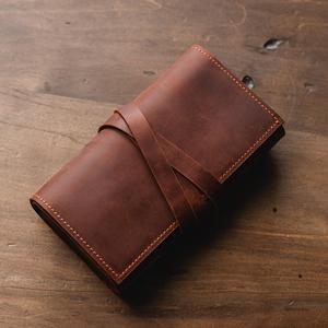Étui de rangement pour pipe en cuir véritable vintage personnalisé de qualité supérieure, fait main, avec fermeture éclair, accessoires de voyage PRB-0005 - Product Image 5