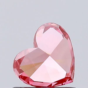 Diamant de laboratoire cultivé de 3,00 carats, taille cœur, couleur rouge vif, clarté VS2, certifié IGI, pour la création de bijoux romantiques et élégants en CVD. - Product Image 3