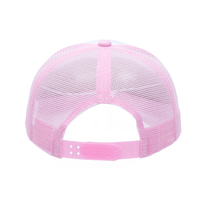 Wholesale Adjustable Snapback Classic Unisex Youth One-Size Mesh <b>Plain</b> <b>Cap</b> Curved Bill Poly-Foam Front Trucker Hat - Product Image 5