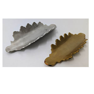 Assiette de service en forme de feuille pour plats froids, sushis, sashimi, steak, pâtes, desserts, salades, fruits - Product Image 5