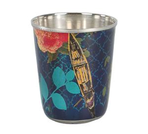 Vidrio impreso esmaltado de acero inoxidable mejor diseño flor diseño impreso vaso para beber para uso en artículos de fiesta - Product Image 1