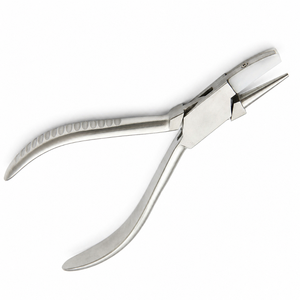 Combination Nylon Jaw Pliers Half Round Flat Jewelry Tool Non Scratch <b>Wire</b> Bending Shaping DIY <b>Craft</b> Repair Tool - Product Image 1
