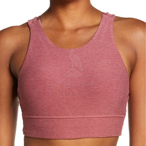 Soutien-gorge de sport respirant pour femme, rembourré, à bretelles réglables, sans coutures, pour yoga, course, gym, fitness, entraînement, activewear, fermeture avant - Product Image 4